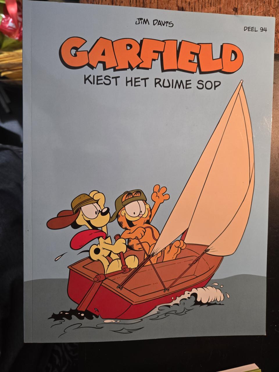 5x Garfield stripboek.