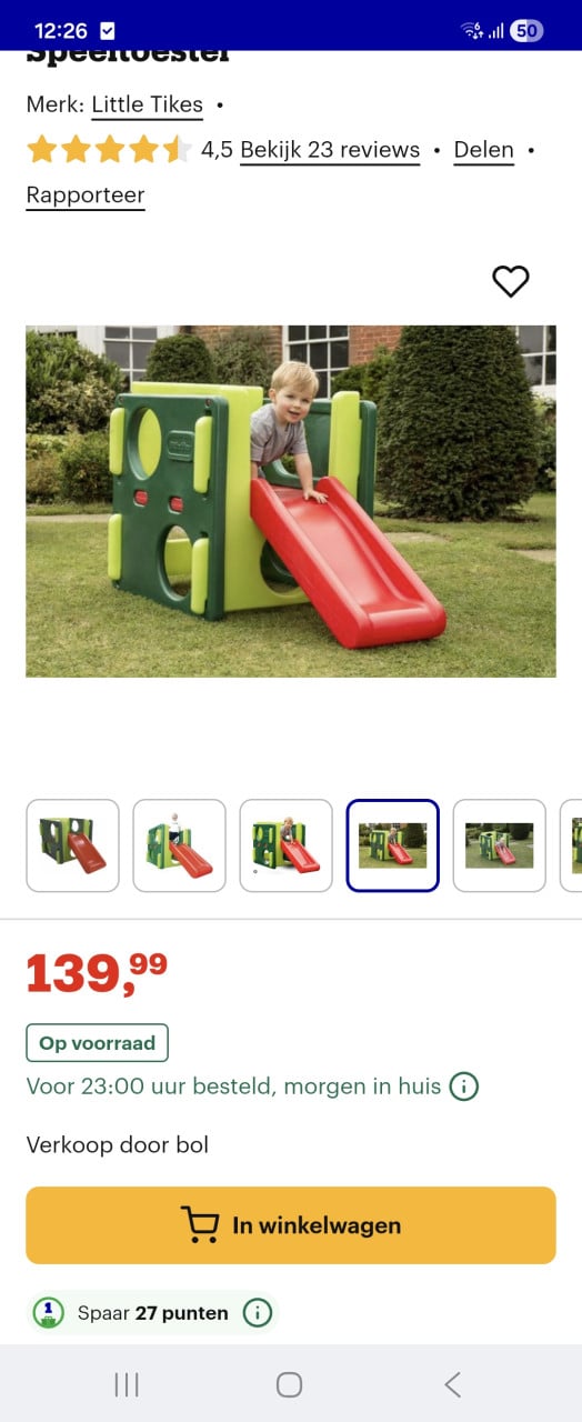 Littletikes glijbaantje