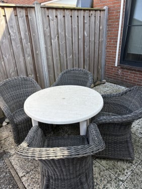 Tuinstoelen 4 x