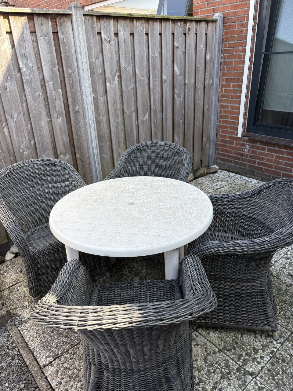 Tuinstoelen 4 x