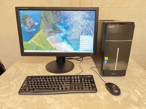 Complete Acer Aspire TC-605 i5-4460 SSD+HDD GT730 24" Windows 11 Pro €70