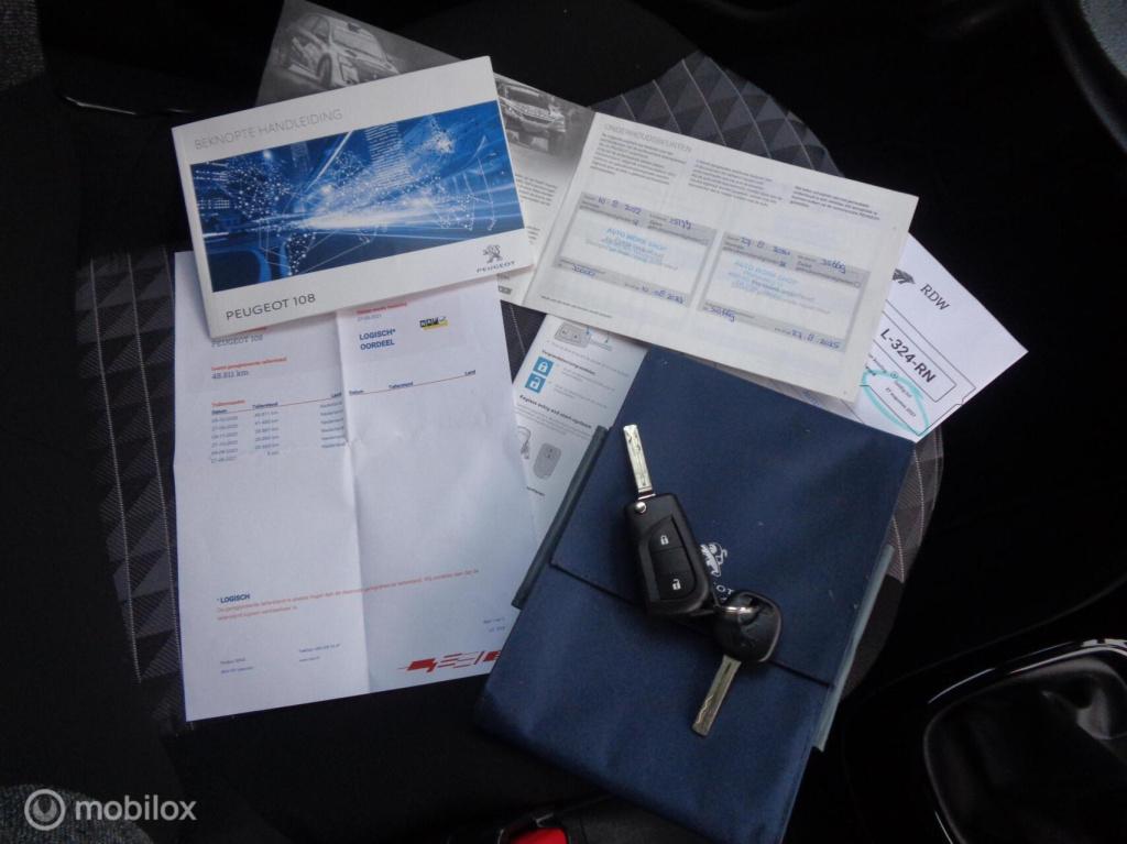 Peugeot 108 1.0 e-vti allure/airco ecc/camera/lm velgen/carplay/nieuwstaat/
