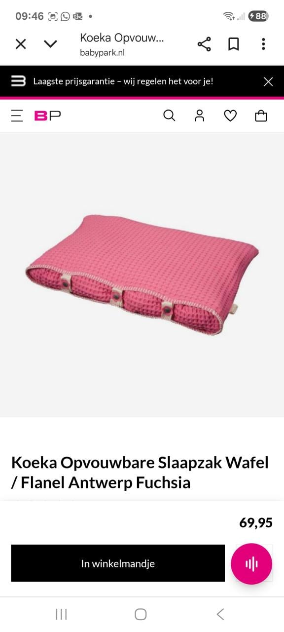 Koeka opvouwbare slaapzak