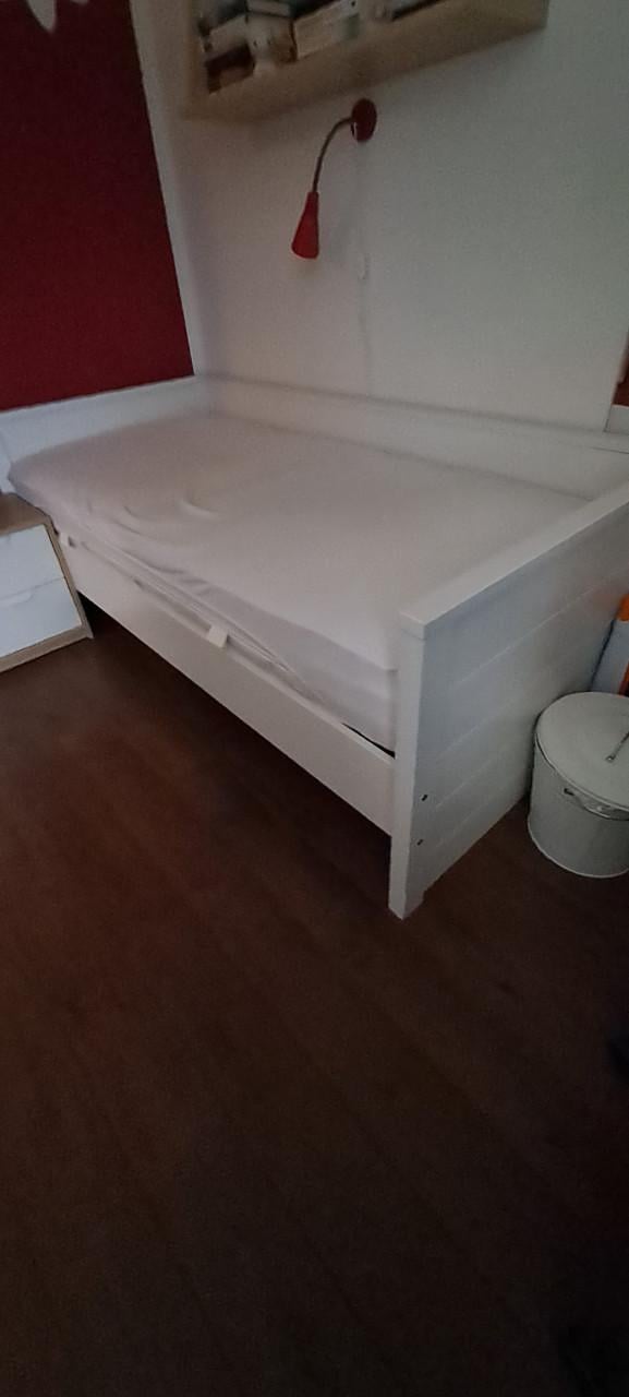 Witte Bedbank van Woood...