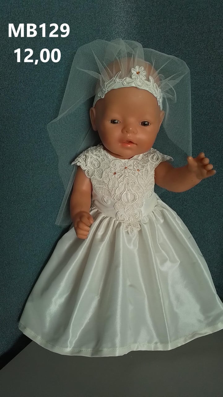 Baby born / babyborn set bruidegom . Opbrengst KiKa. Poppenkleertjes.