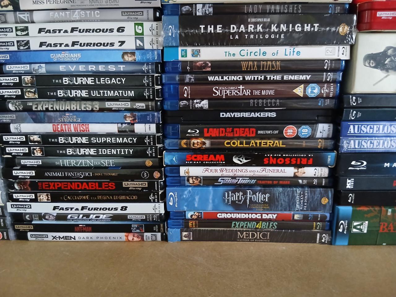 Mega collectie films blu ray 4k en dvd zie foto's
