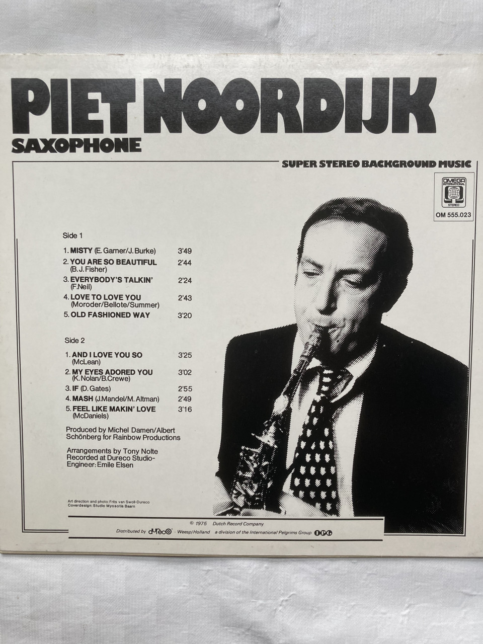 LP Piet Noordijk Saxophone You are so beautiful 1975