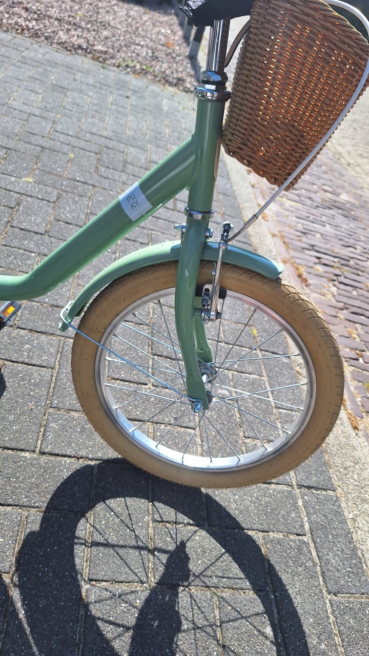 Puky Steel, retro groen 18 inch