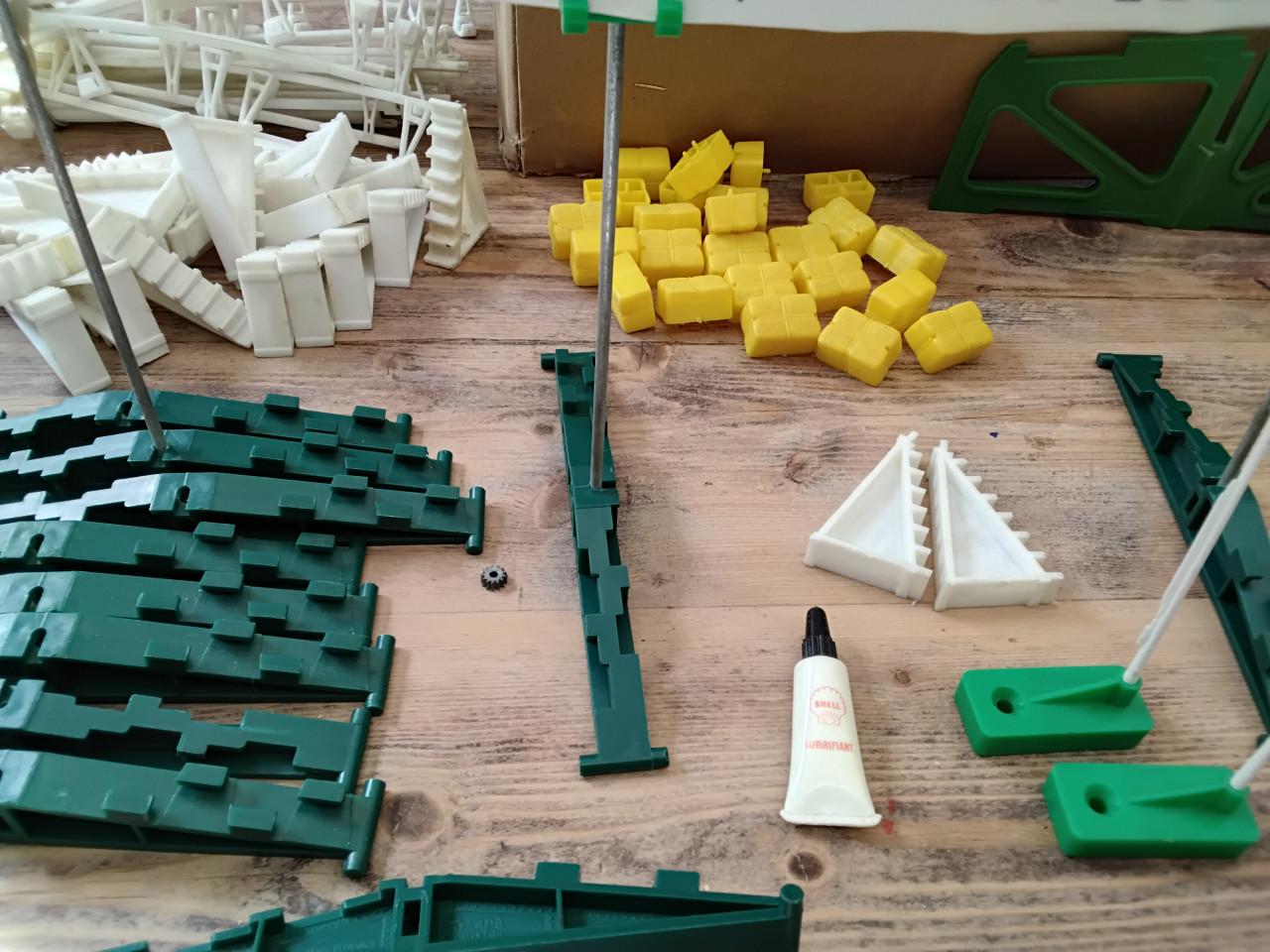 Partij 60er jaren Scalextrix racebaan