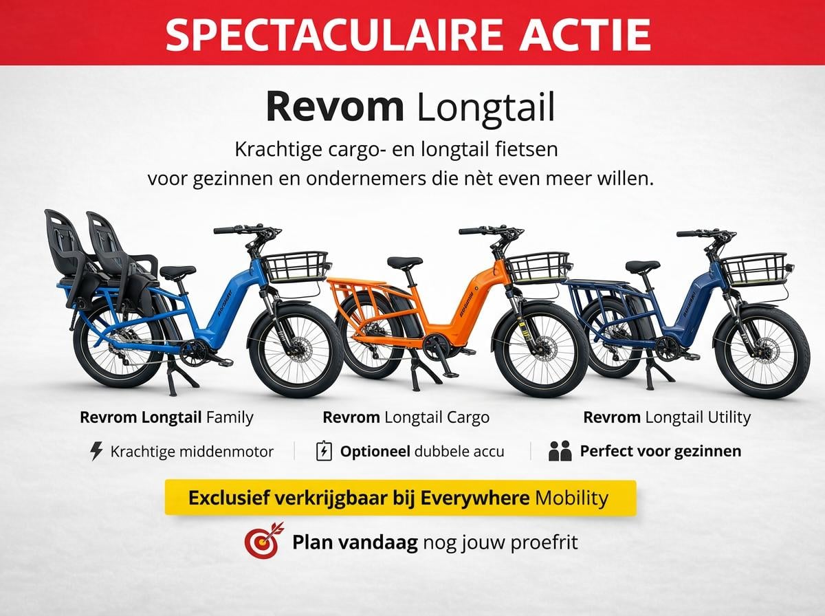 Longtailsfietsen bij Everywhere Mobility