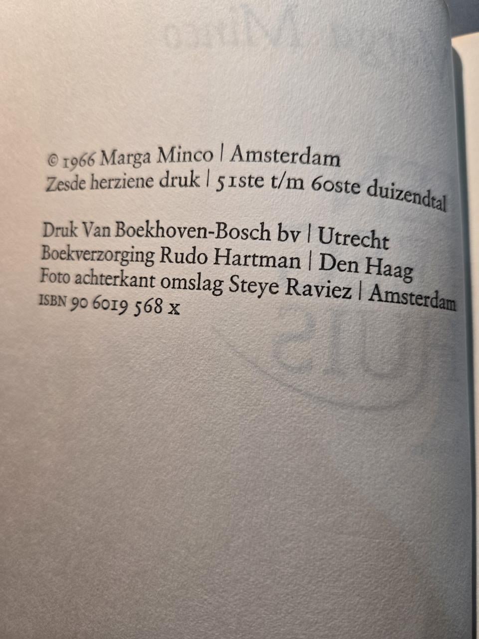 Boek: Een leeg huis 6e druk 1978 Auteur Menco, Sara (Marga Minco)