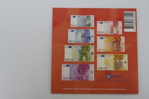 Orgineel mapje introductie euromunten