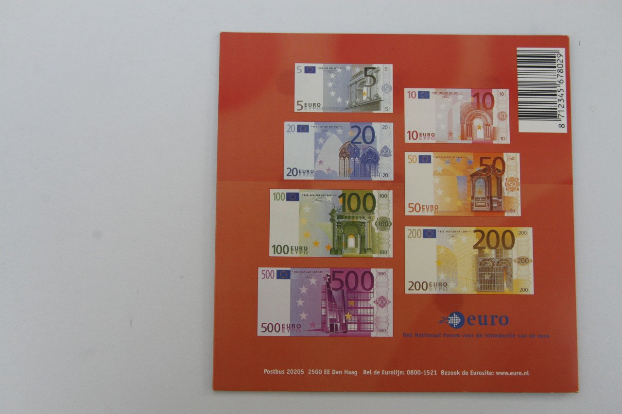 Orgineel mapje introductie euromunten