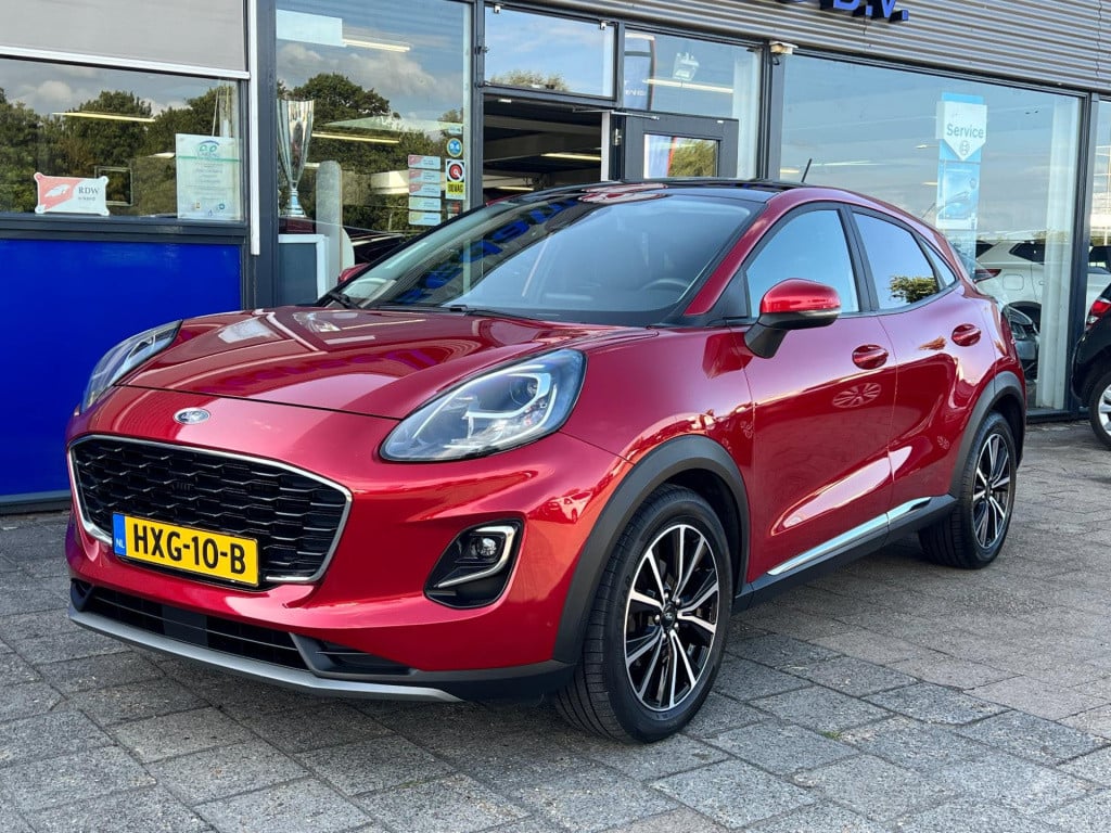Ford Puma 1.0 ecoboost hybrid st-line x 155 pk, schuif/kanteldak, trekhaak,