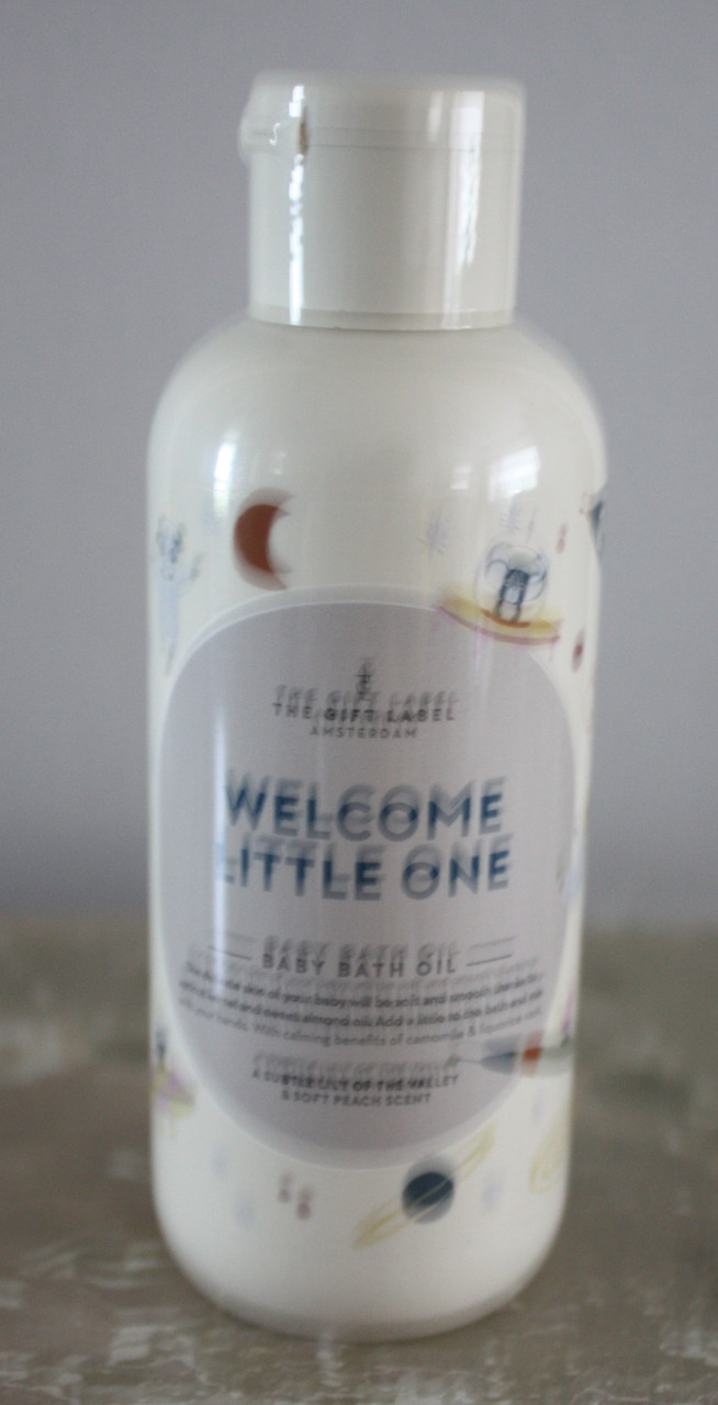 Welcome littele one baby bath oil nieuw