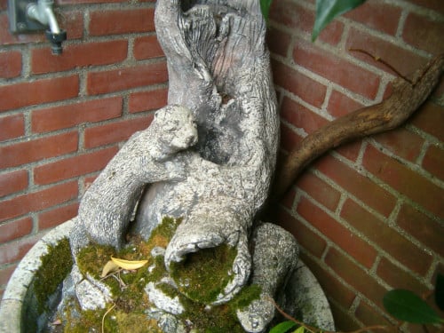 Prachtige  doorleefde Fontein met Pompje