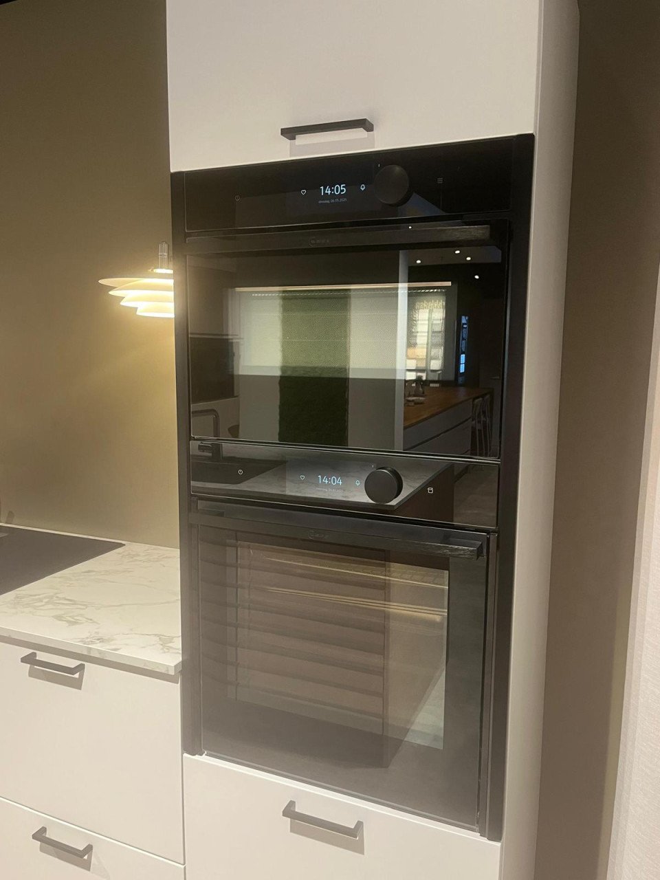 EILANDKEUKEN KVIK VEDA white icm CIMA light oak