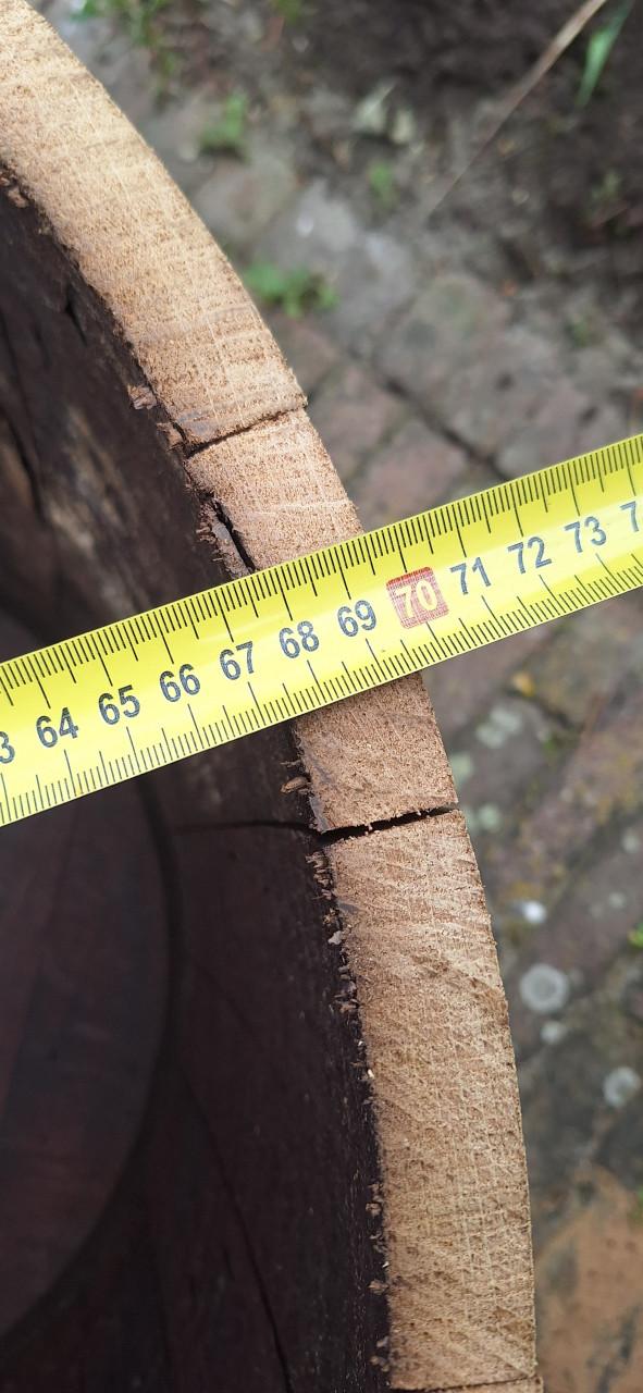 Plantenbak half wijnvat