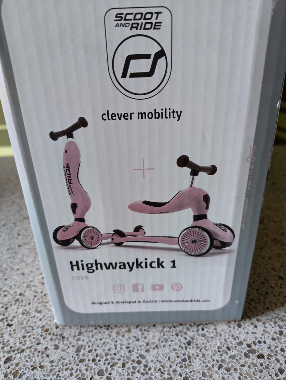 Loopfiets highwaykick 1-3 jaar