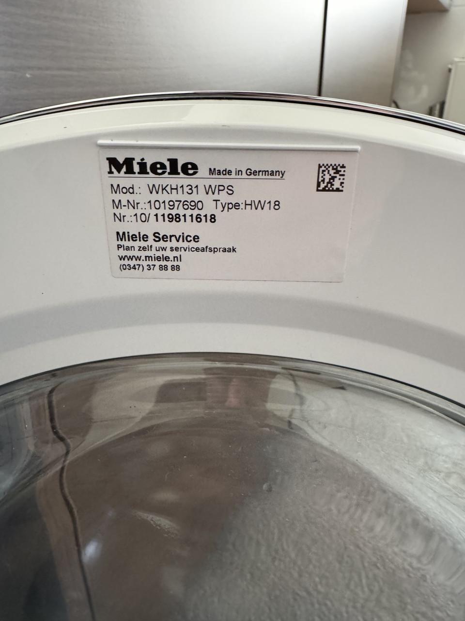 Miele wasmachine