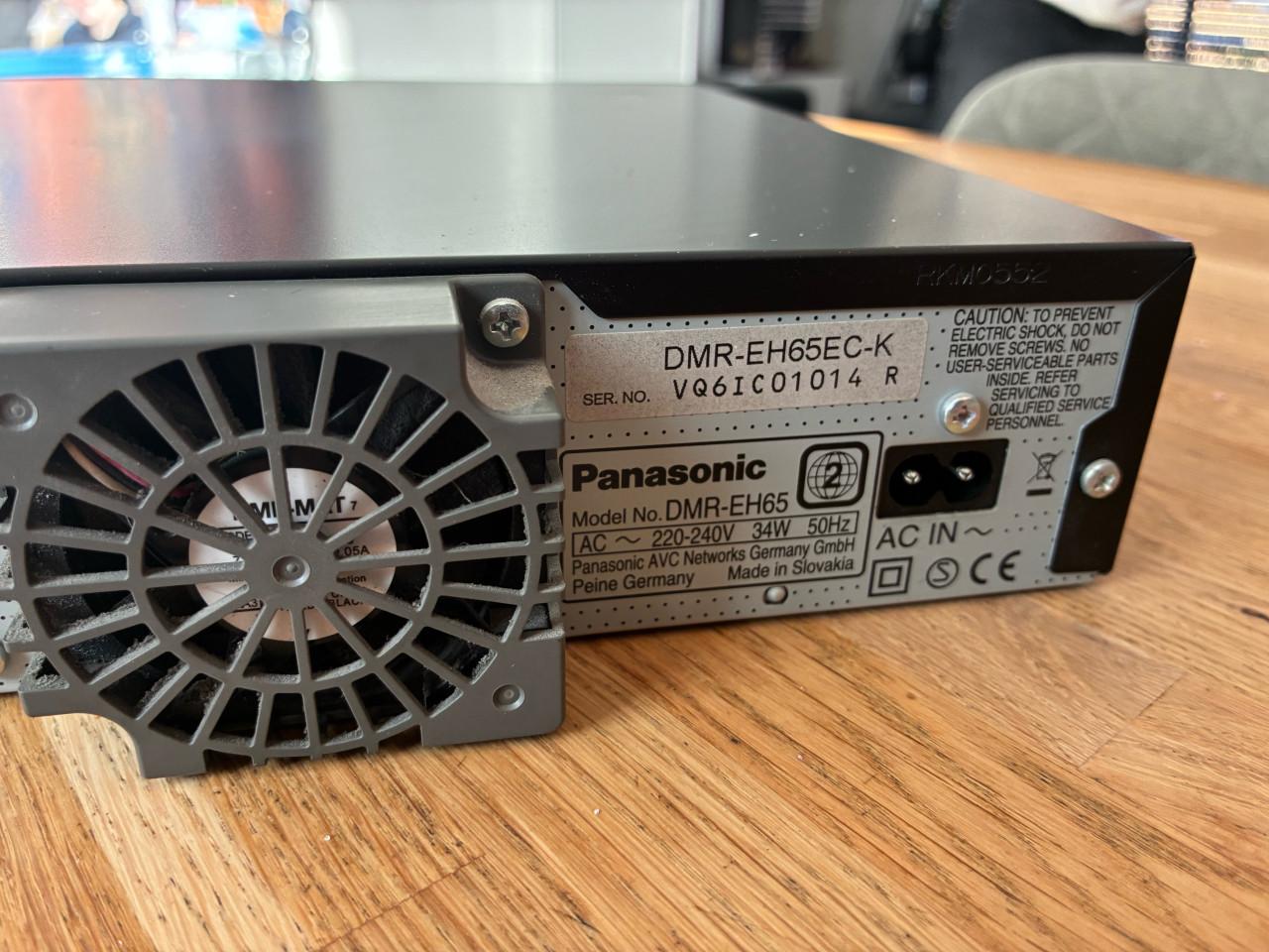 Panasonic DMR-EH65 HDD & DVD Recorder (zonder afstandsbediening)