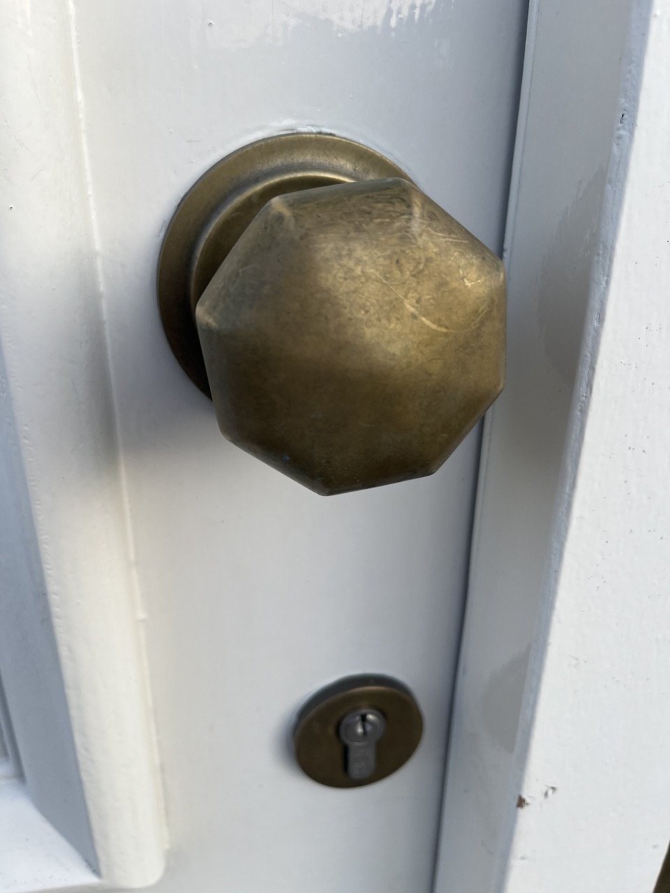 Hard houten buiten deur