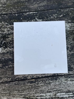 25 wandtegels 15x 15 gebroken wit mat