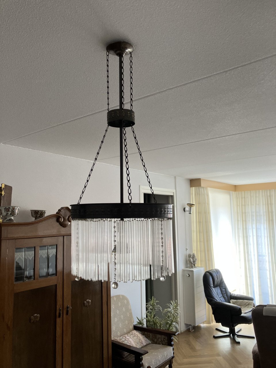 Art deco plafondlamp of hanglamp