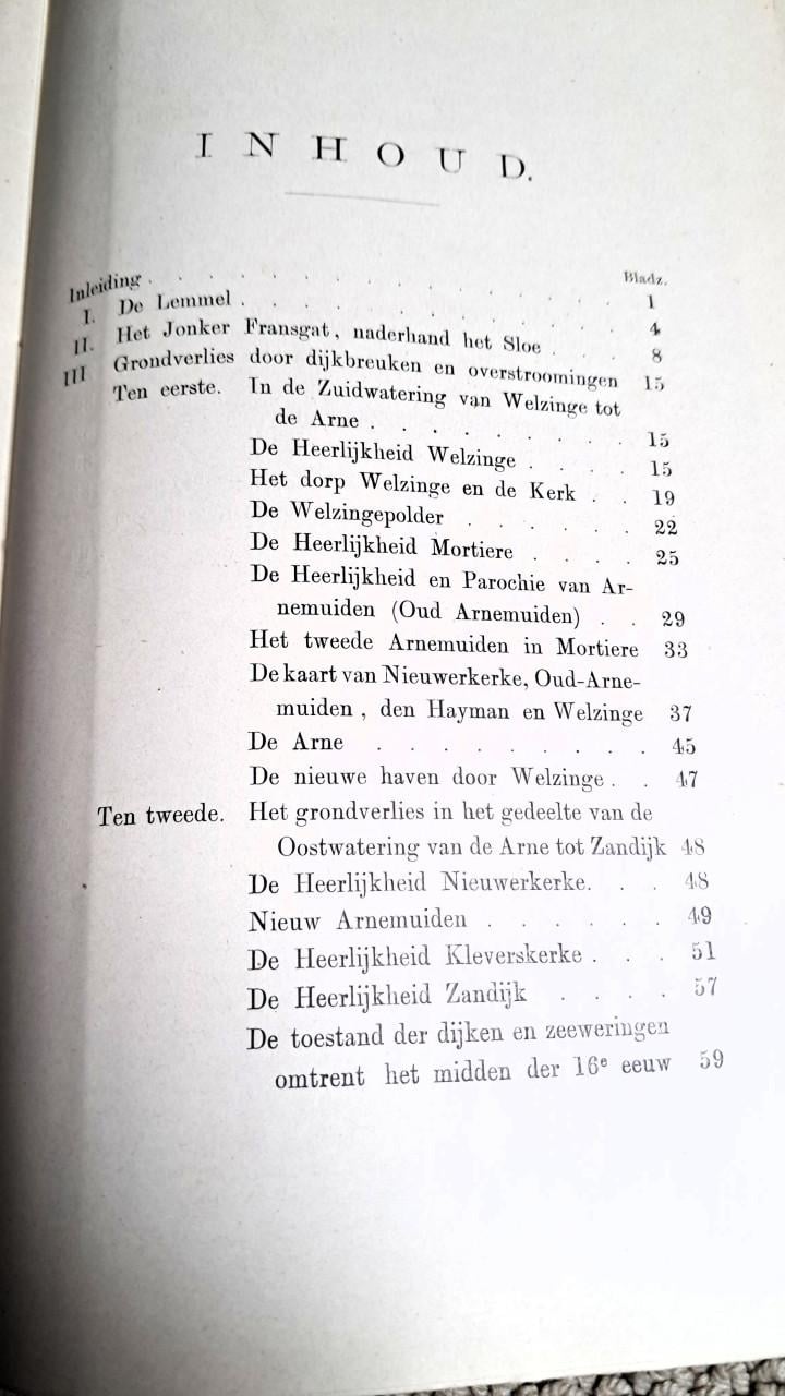 De kuststreek van ZO Walcheren 1893 – A. Walraven en F.P Polderdijk