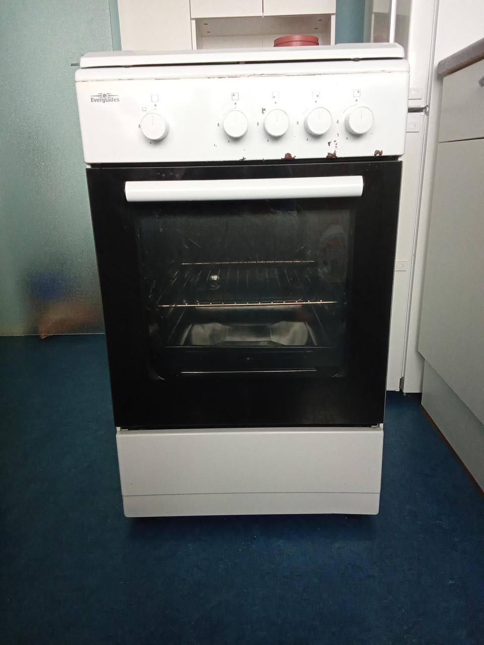 Prima wit 4-pits gasfornuis Met oven