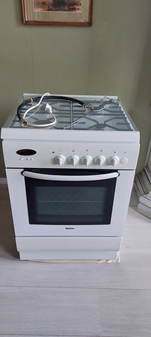Gasfornuis Bosch wit 60cm
