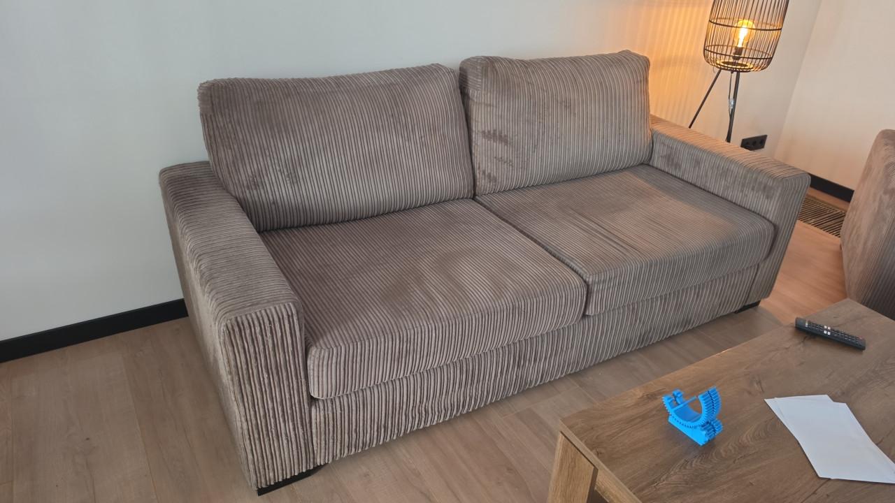 Couch + armchair + coffee table + tv table