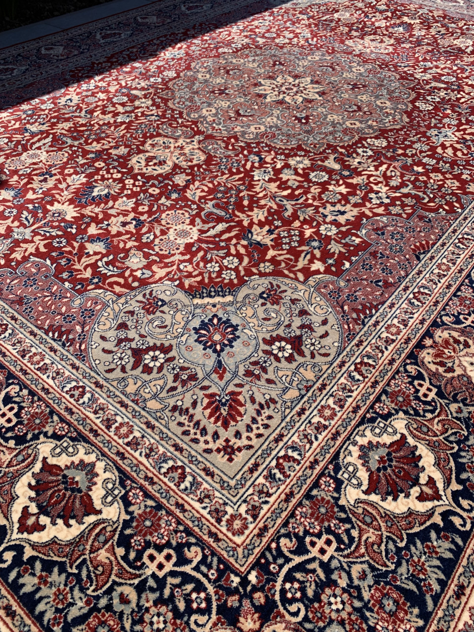 ✨Schitterend Vintage Vloerkleed Louis de Poortere✨Rood-Bruin✨