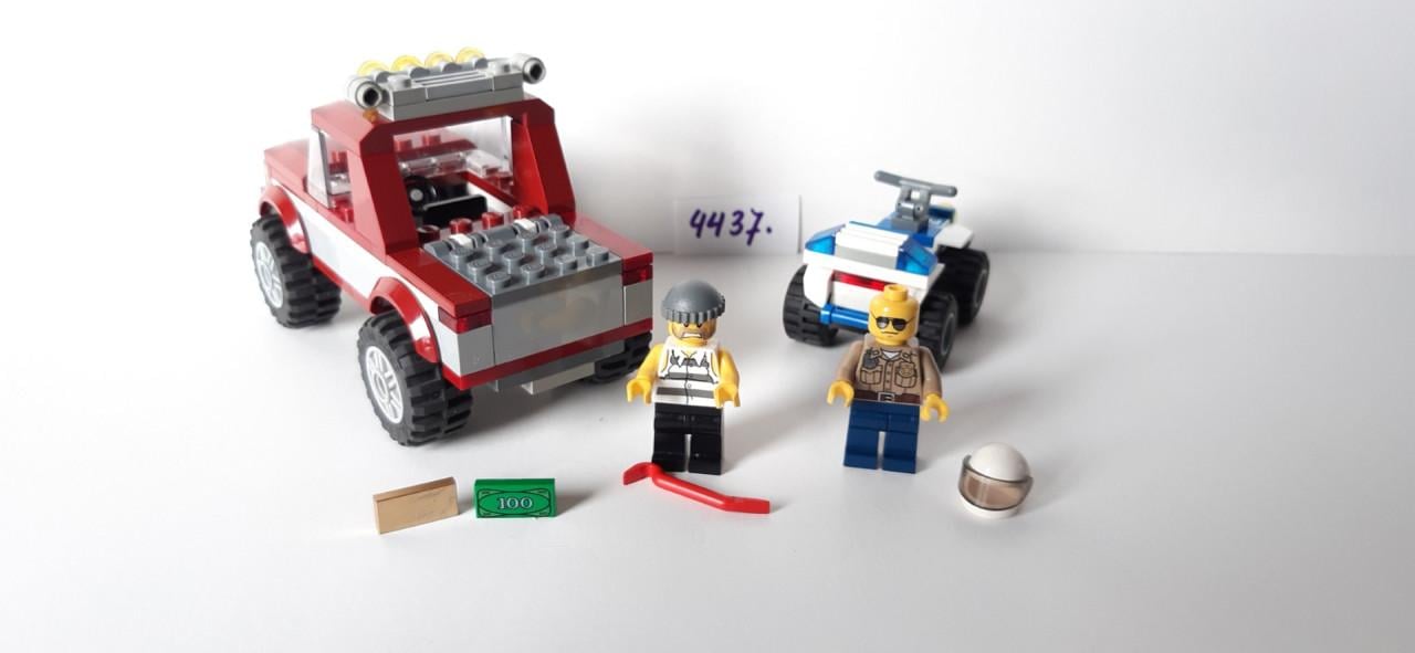 Lego City 4437: politie quad en jeep met 2 minifiguren
