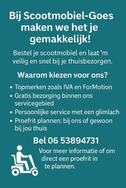 Bij Scootmobiel-Goes maken we het je gemakkelijk!