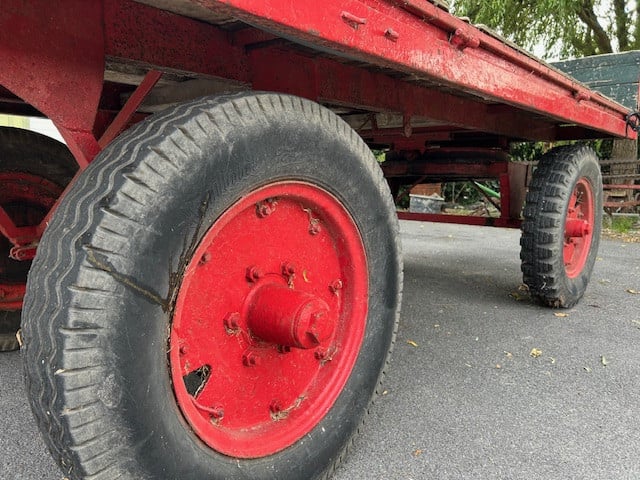 Hooi wagen - Platte kar