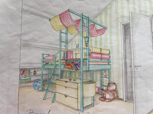 Vibel (van peuter tot volwassene)lifetime slaapkamer,ORIGINEEL ameublement