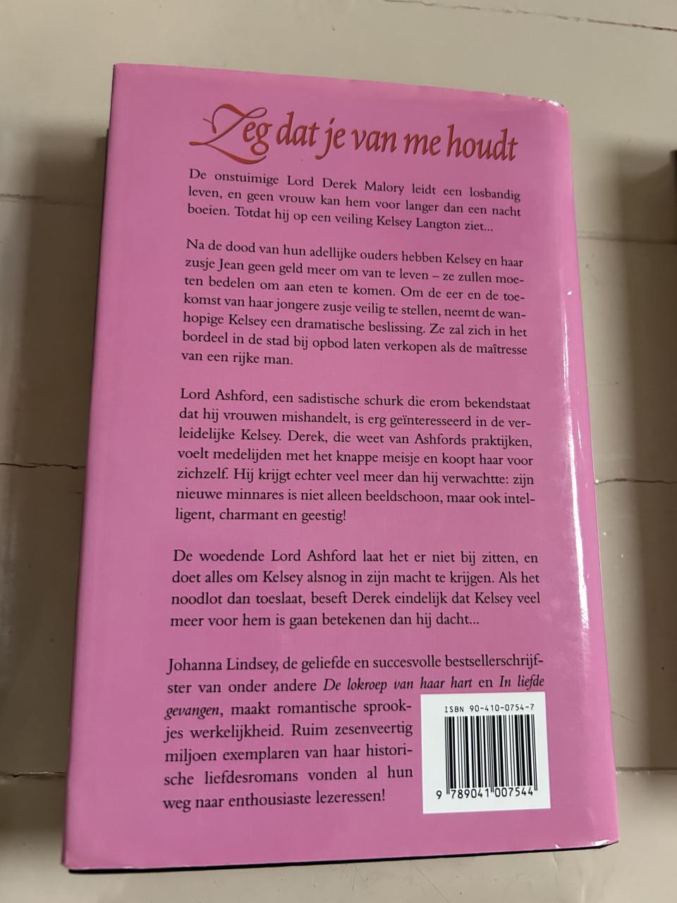 8 x Johanna Lindsey - historische romans