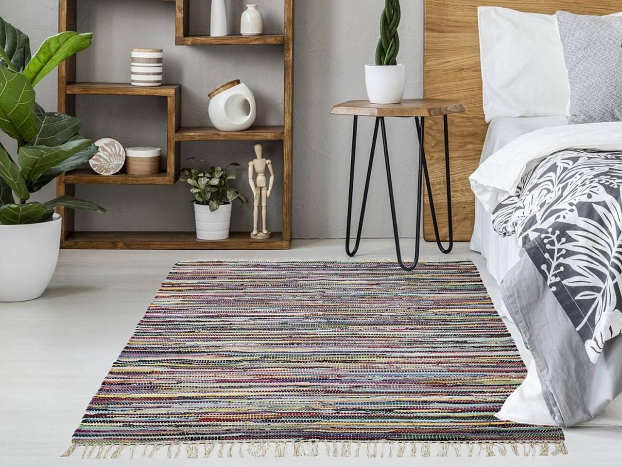 Wole Vloerkleed multi kopen 240x170 cm. Nieuwprijs €90,-