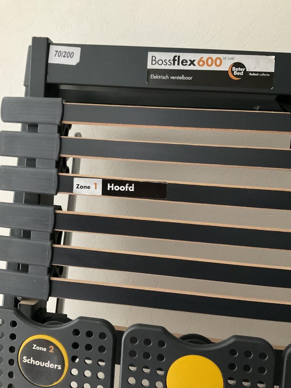 Elektrische lattenbodem  70x200 (2stuks)