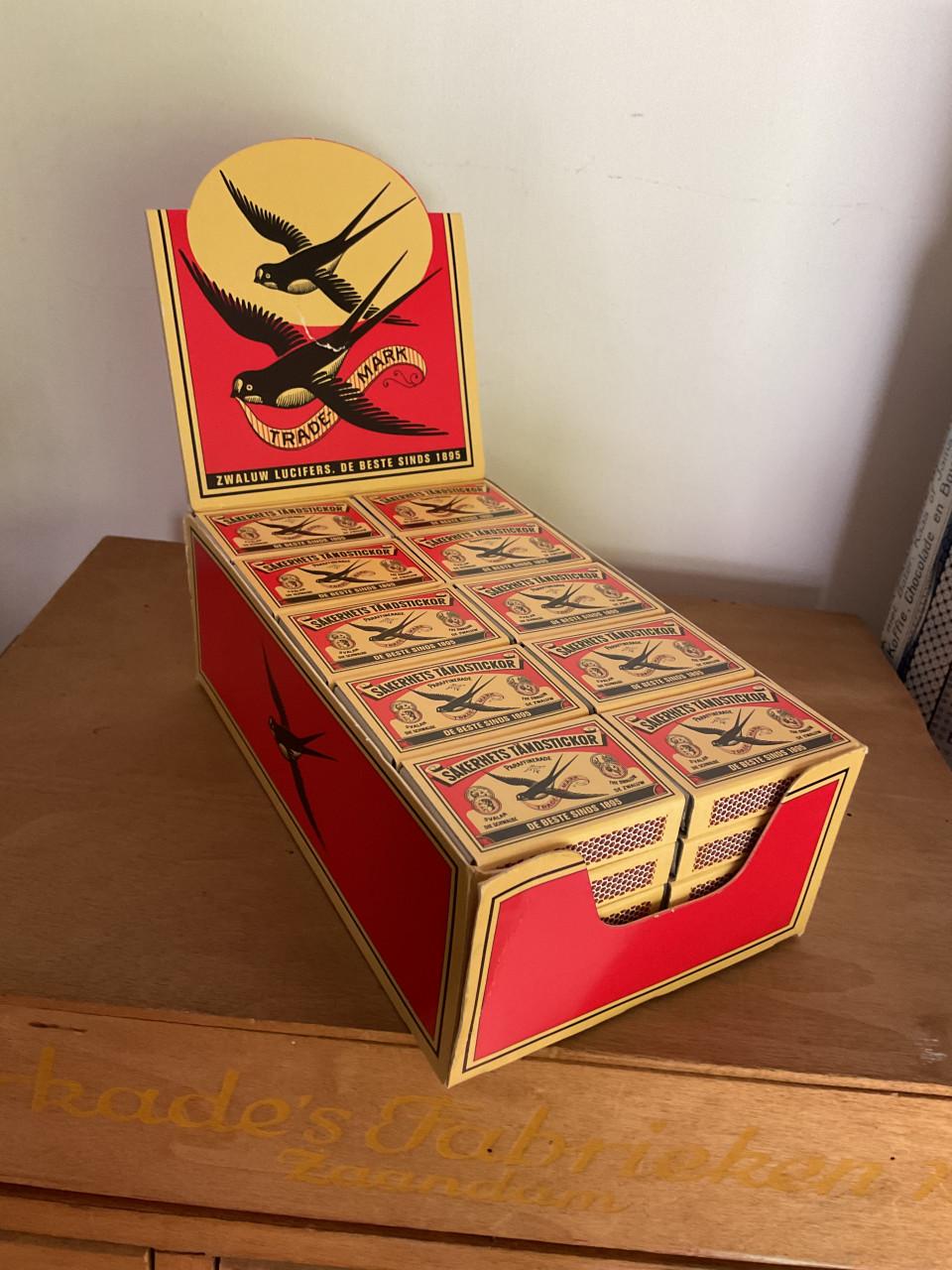 Winkeldoos Zwaluw lucifers ( 50 doosjes )