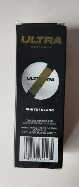 Golfbal: Wilson ultra distance, white/blanc