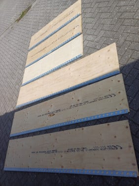 Vuren houten planken