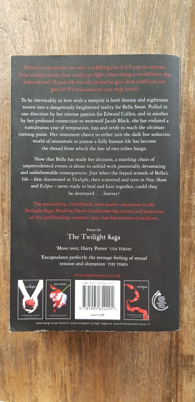 Engelstalig @ Stephenie Meyer - Breaking dawn