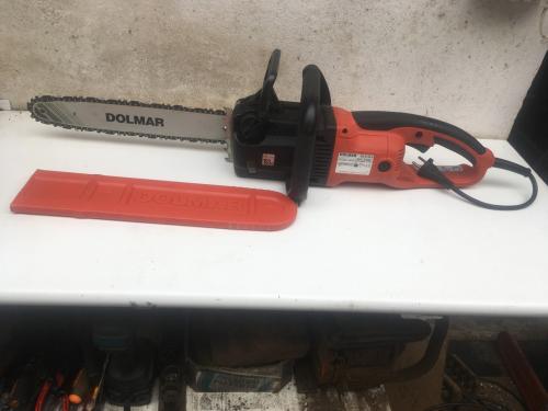 Elektrische kettingzaag dolmar 2140 a bouwgelijk aan de makita uc 3530 a