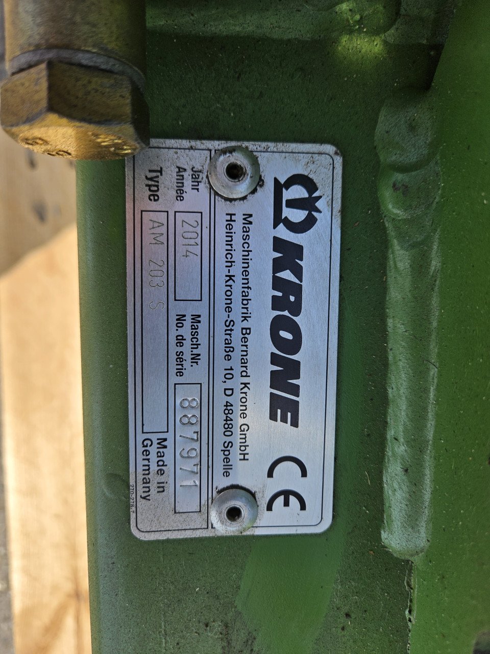 Krone maaier 203 AM