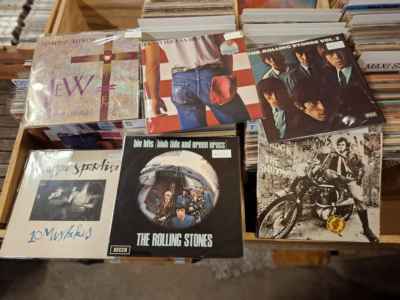 In en verkoop lps