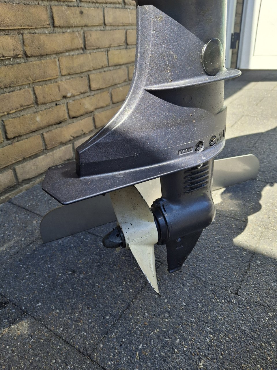 Splinternieuwe rubberboot in doos met yamaha 5pk 4 takt