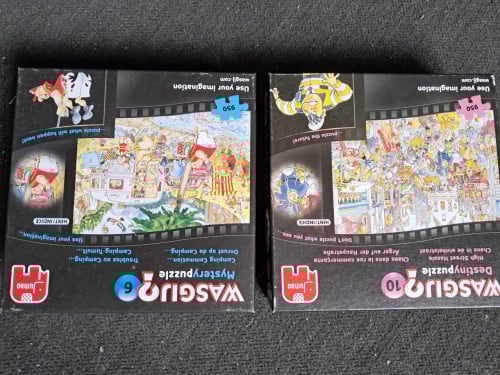 Twee puzzels  Was Gij ( 950 stukjes)