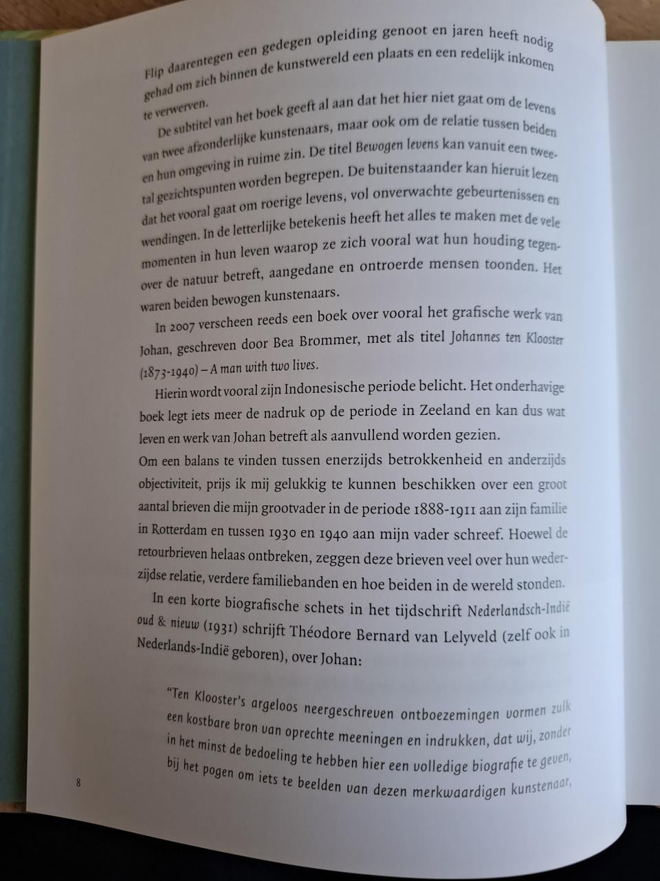 Bewogen levens, de kunstenaarsfamilie Ten Klooster in Veere